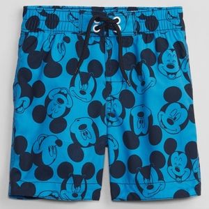 👀50% OFF - NWT‼️ GAP brand Boys Disney Mickey Mouse Swim Shorts